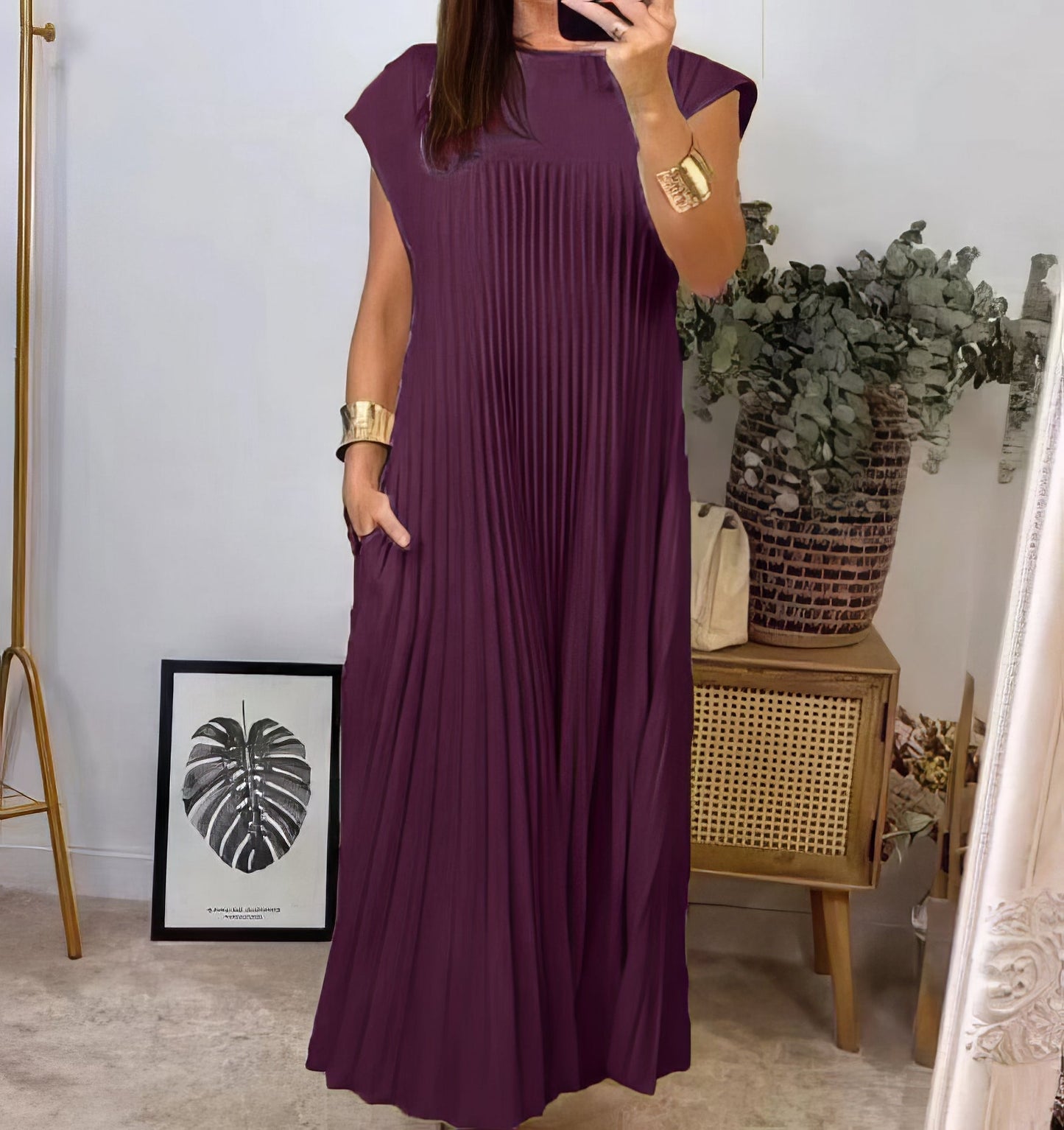 Genevieve | Ärmelloses Plisseekleid mit Bequemer Passform | Elegantes Design für Vielseitige Anlässe 12
