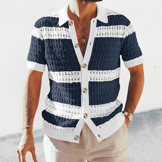 Gestricktes Herren Hemd mit Einzigartiger Textur | Bequem und Vielseitig für Jeden Anlass 5