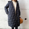 Parka Damen Gepolstert Mit Kapuze Freizeit Winter