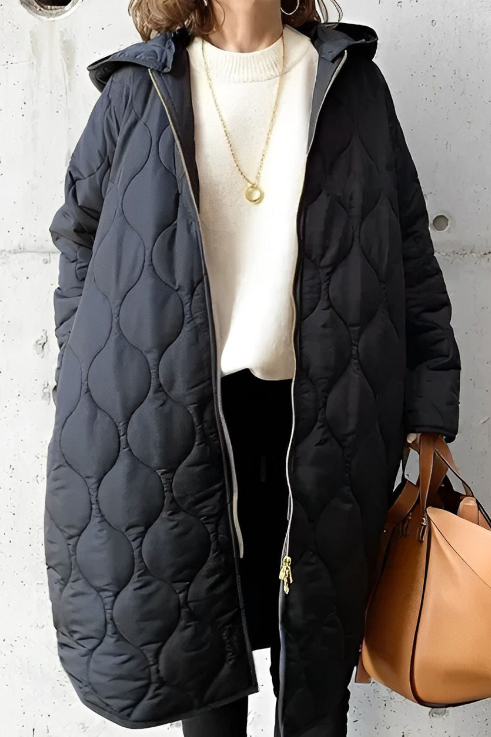 Parka Damen Gepolstert Mit Kapuze Freizeit Winter