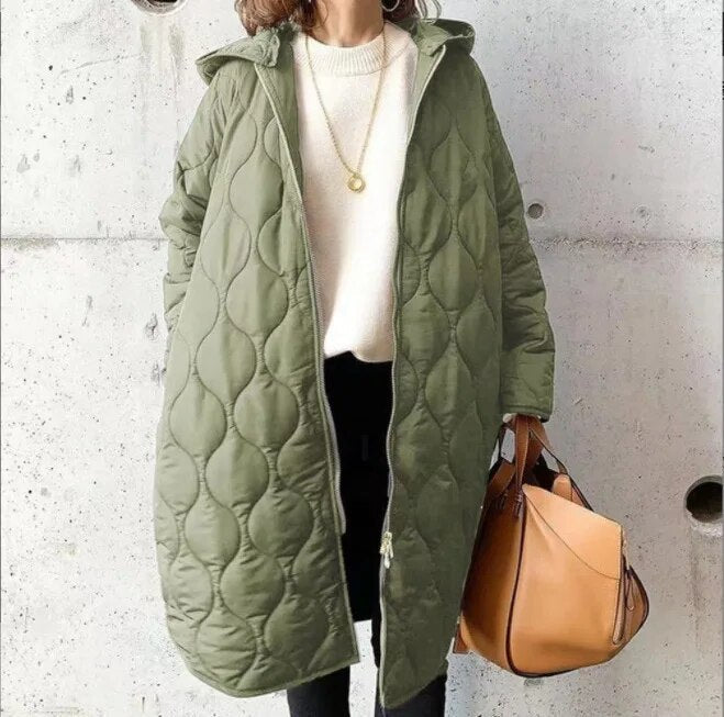 Parka Damen Gepolstert Mit Kapuze Freizeit Winter
