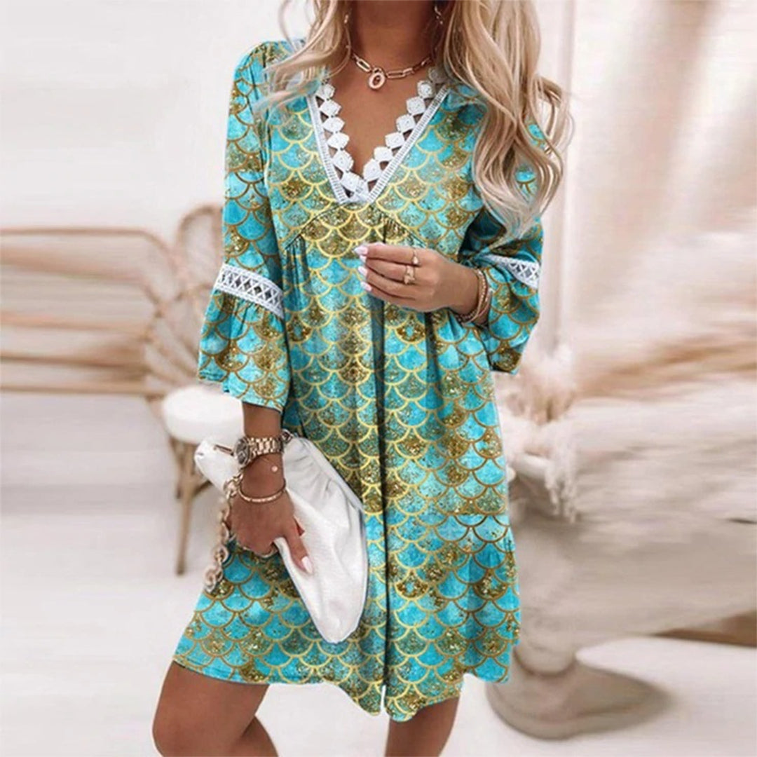 Sommerkleid Damen Locker Casual Frühling & Sommer