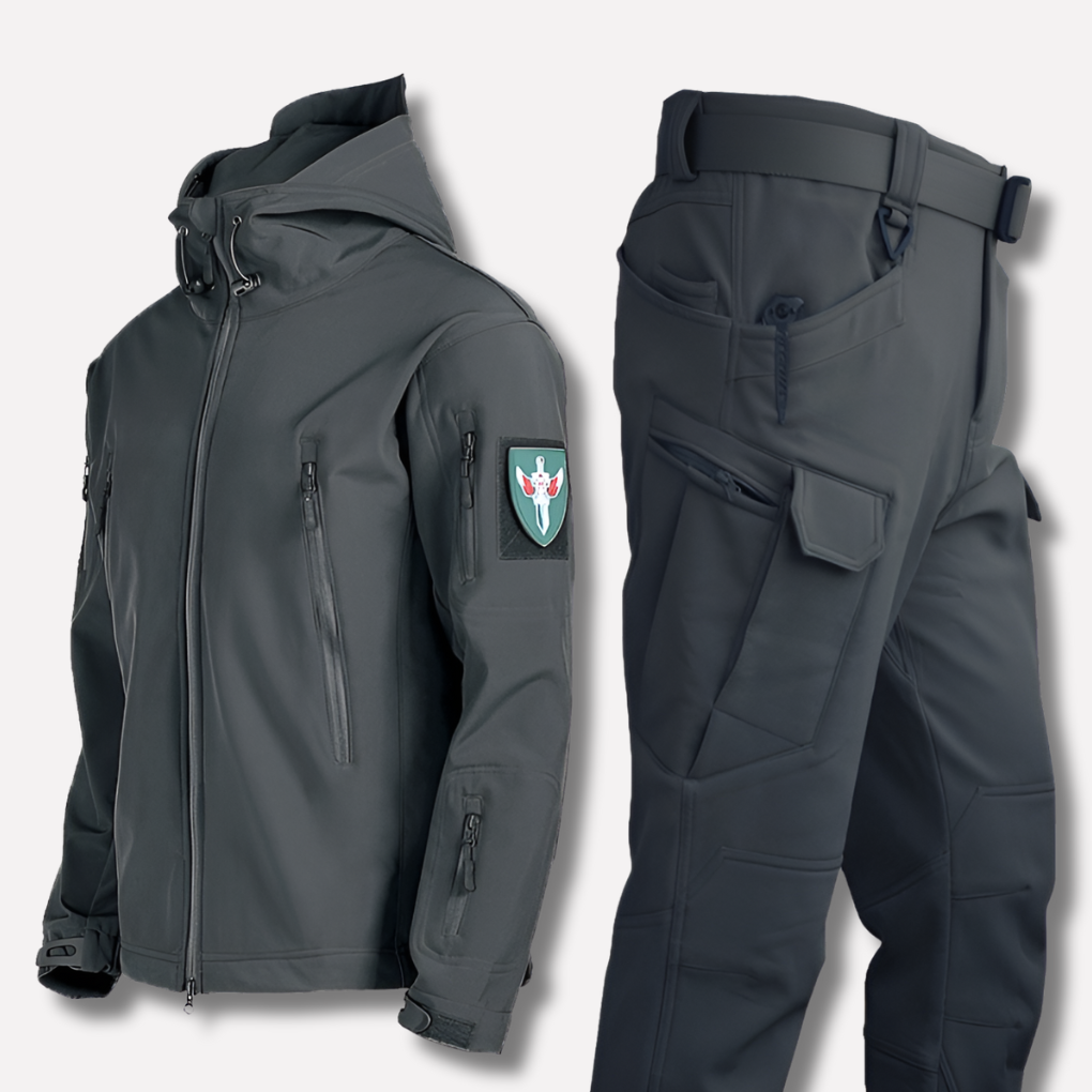 Outdoor-Set Herren Wind- und Wasserabweisend Übergangszeit