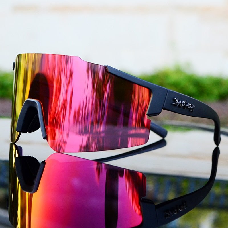 Spiegelnde Sport-Sonnenbrille für Radfahrer