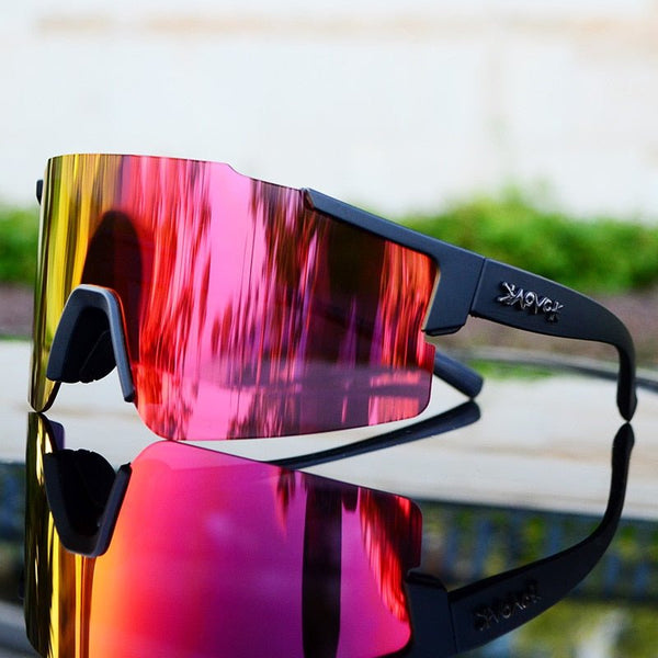 Spiegelnde Sport-Sonnenbrille für Radfahrer