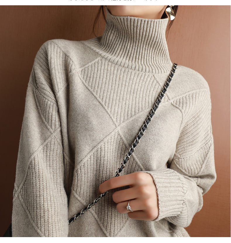 Damen Rollkragenpullover
