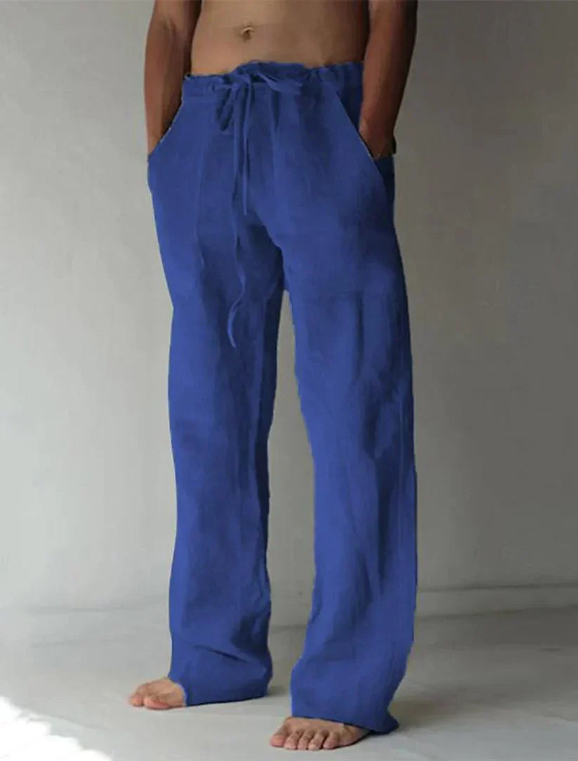Herren Baggy Hose Relaxed Fit Freizeit Sommer