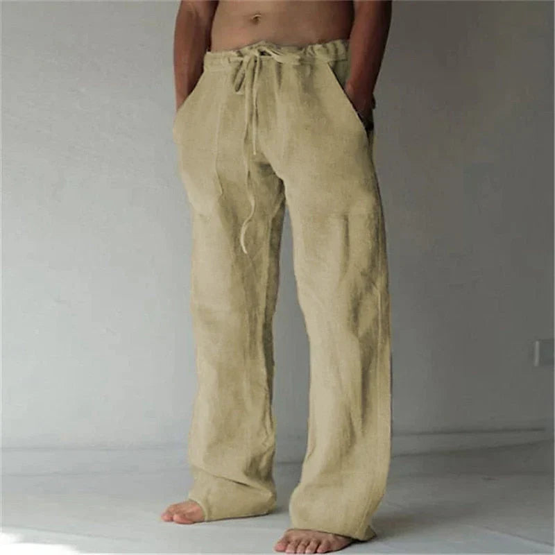 Herren Baggy Hose Relaxed Fit Freizeit Sommer