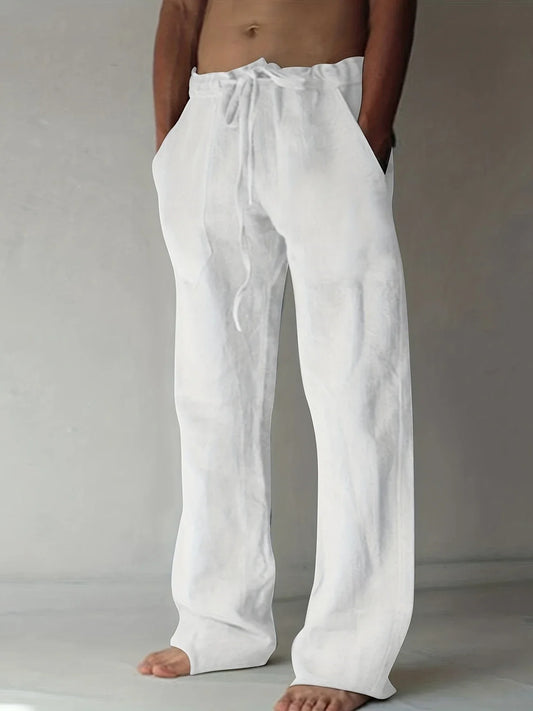 Herren Baggy Hose Relaxed Fit Freizeit Sommer