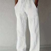 Herren Baggy Hose Relaxed Fit Freizeit Sommer