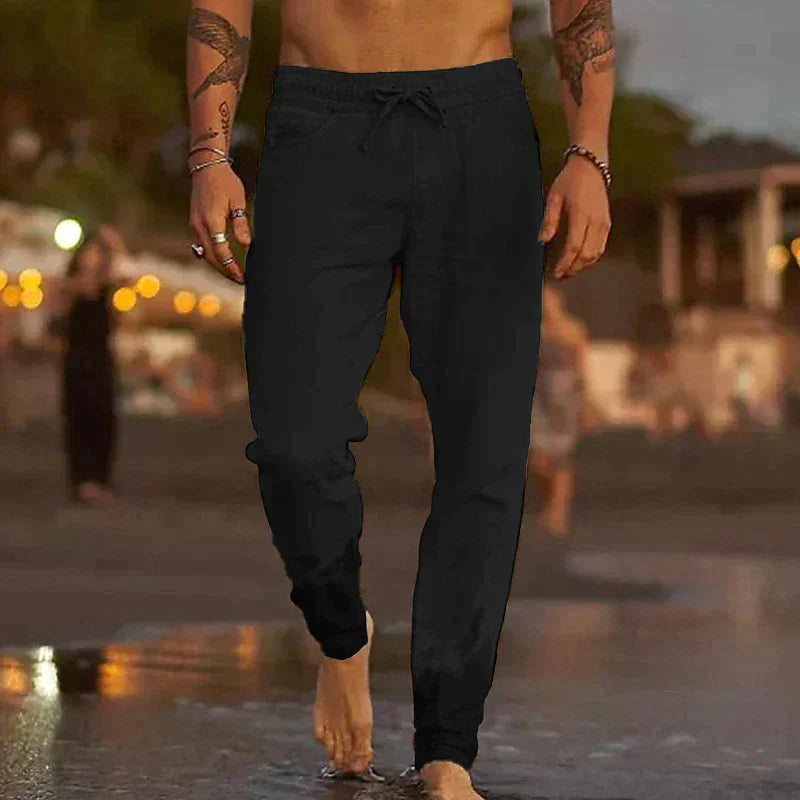 Herren Leichte Leinenhose mit Bequemer Passform I Ideal für den Herbst 2