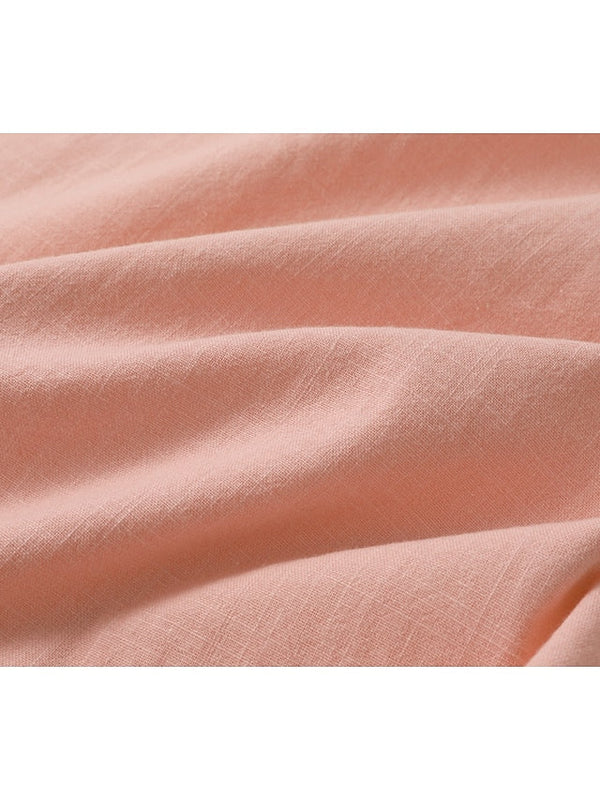 Herrenoberhemd | Leinenhemd mit Henley-Kragen für Atmungsaktiven Sommerkomfort | Stilvoll und Pflegeleicht