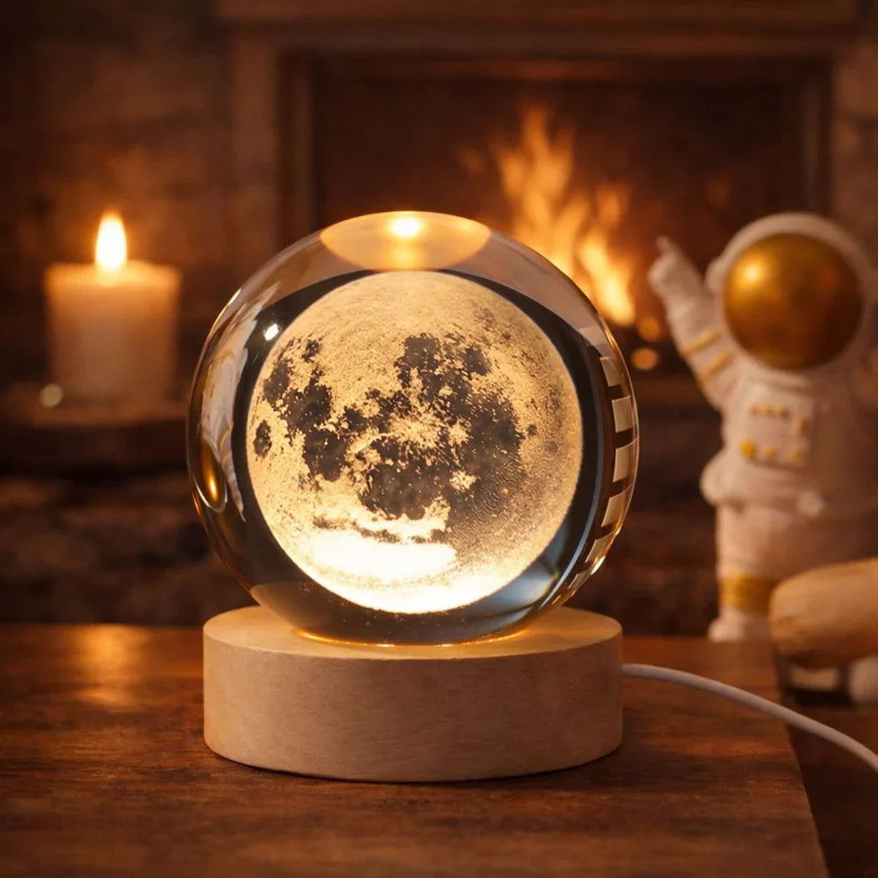 LED-Mondlampe Modern Wohnzimmer Beruhigend