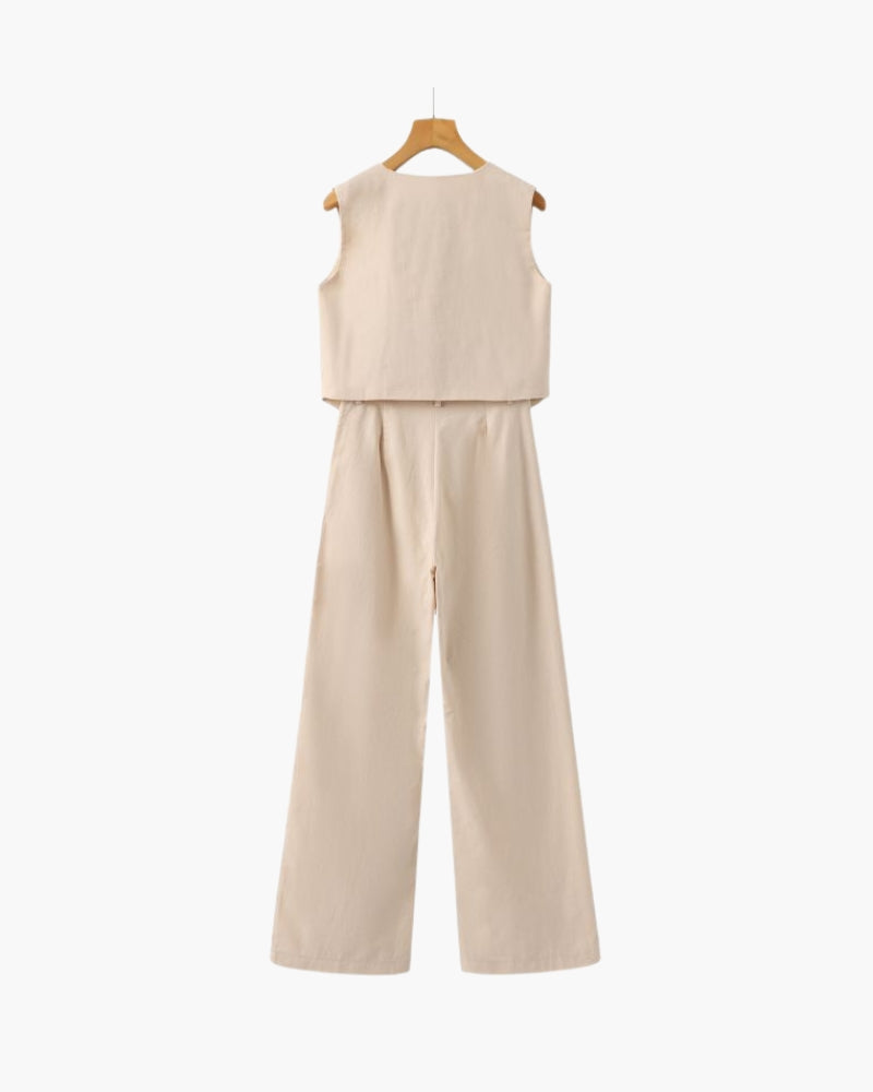 Zweiteiler Damen Elegant Slim Fit Business