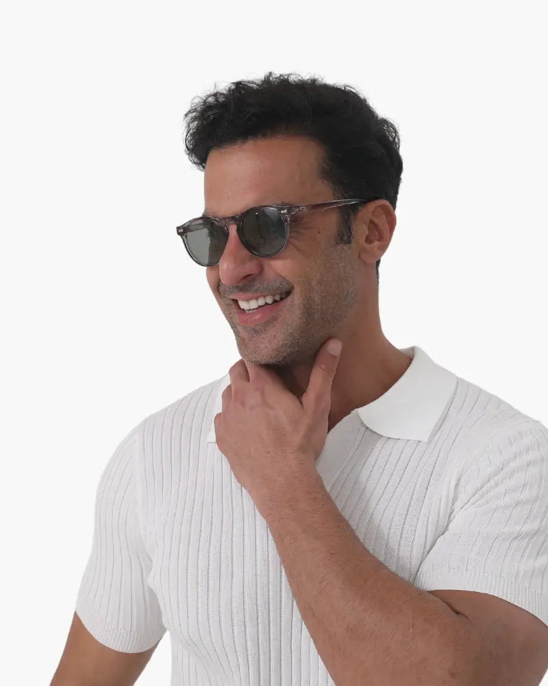 Sonnenbrille Herren Retro Rundrahmen UV-Schutz Sommer
