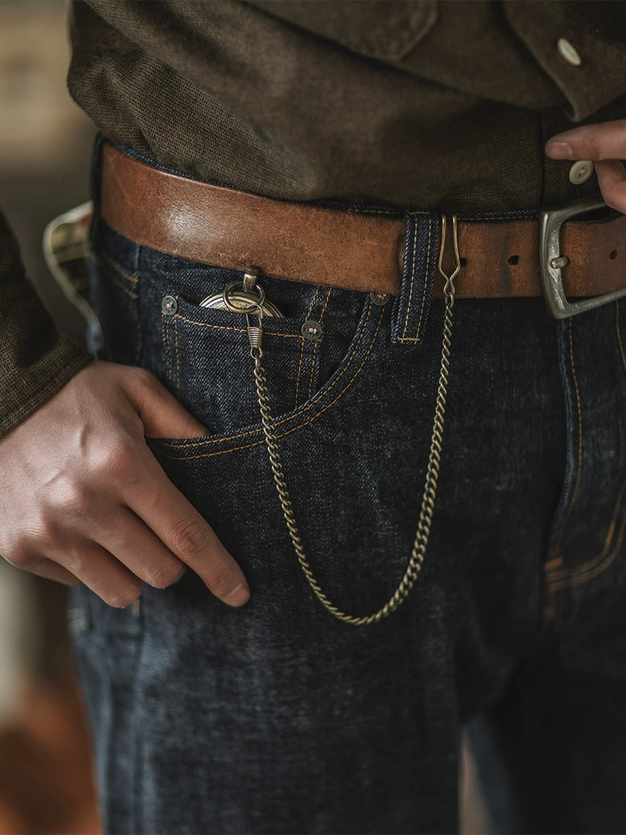 Indigo Selvedge Denim Jeans für Herren mit Hochwertiger Verarbeitung | Zeitloser Stil für Langlebigkeit 3