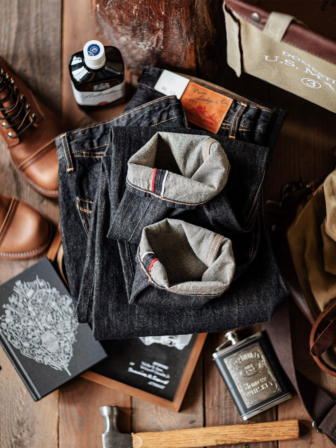 Indigo Selvedge Denim Jeans für Herren mit Hochwertiger Verarbeitung | Zeitloser Stil für Langlebigkeit 4