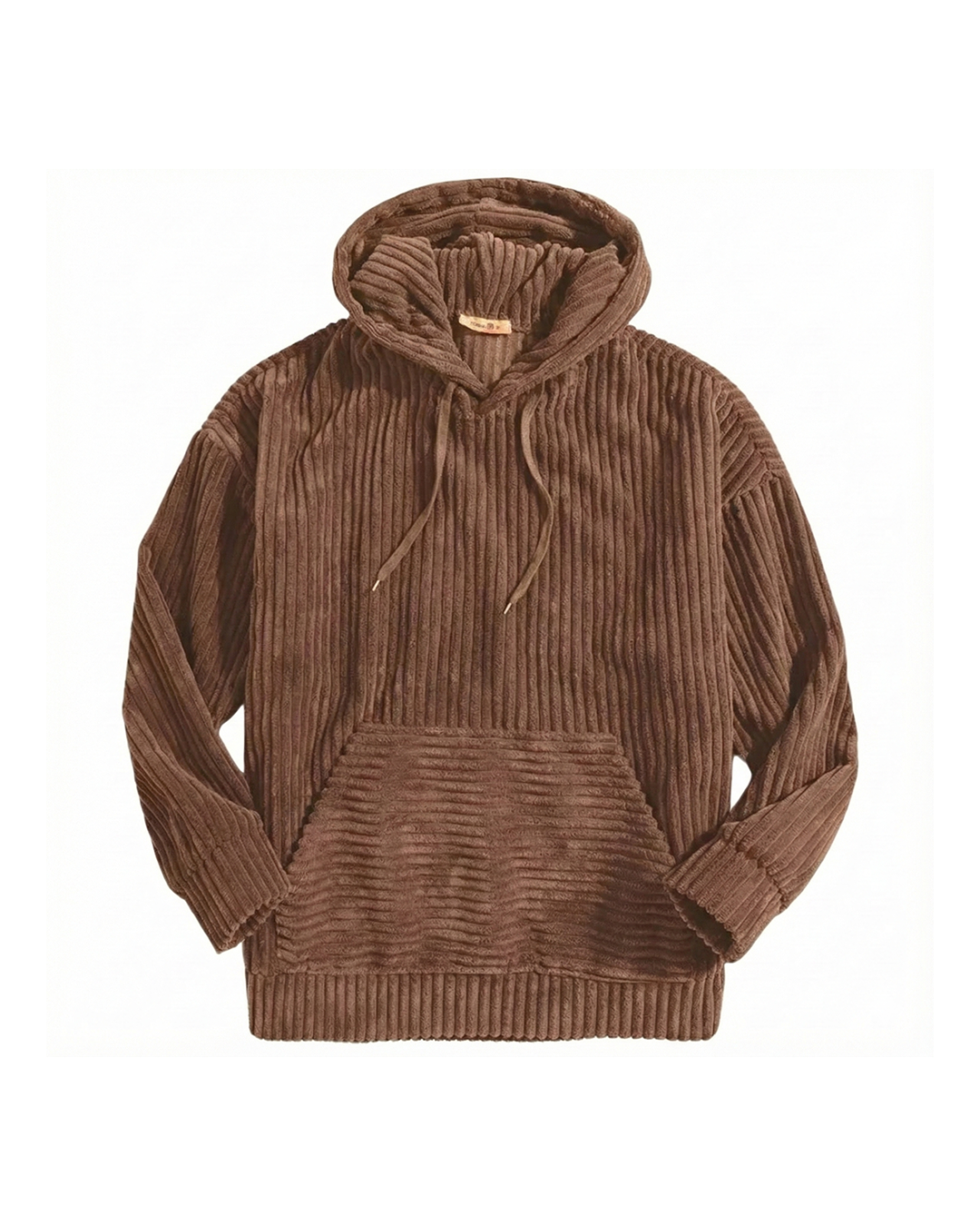Herren Cord-Hoodie Relaxed Fit Freizeit