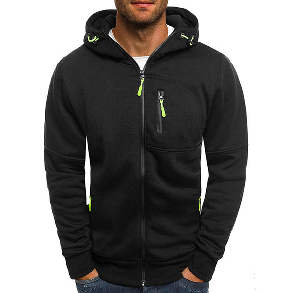 Karl | Lässiger Herren-Hoodie mit Reißverschluss