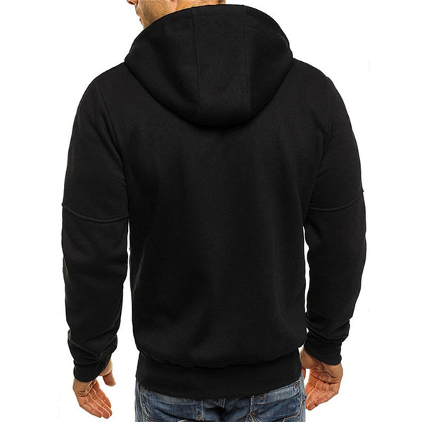 Karl | Lässiger Herren-Hoodie mit Reißverschluss