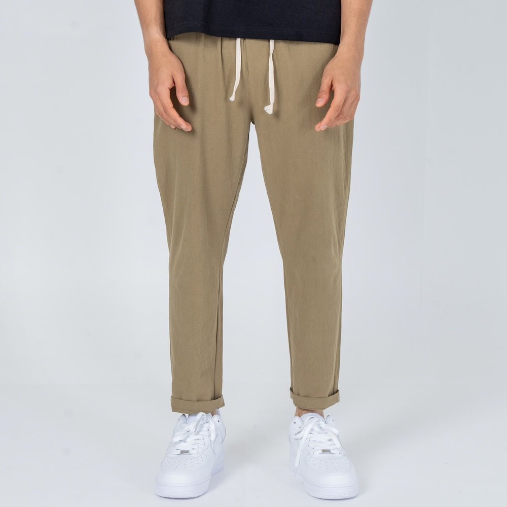 Kibo | Leichte Baumwoll-Komforthose mit Elastischem Bund | Atmungsaktive Unisex-Hose für Sommerkomfort 4