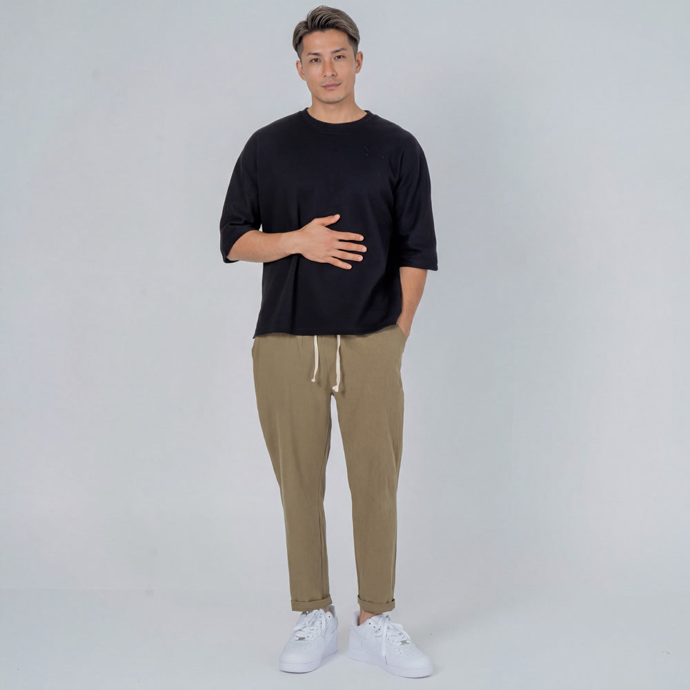 Kibo | Leichte Baumwoll-Komforthose mit Elastischem Bund | Atmungsaktive Unisex-Hose für Sommerkomfort 5