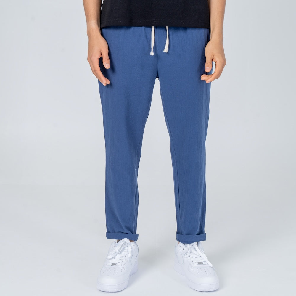 Kibo | Leichte Baumwoll-Komforthose mit Elastischem Bund | Atmungsaktive Unisex-Hose für Sommerkomfort 6