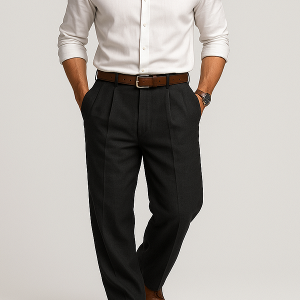 Klassische Herren-Freizeithosen mit Atmungsaktiver Passform | Vielseitige Hose für Komfort und Stil