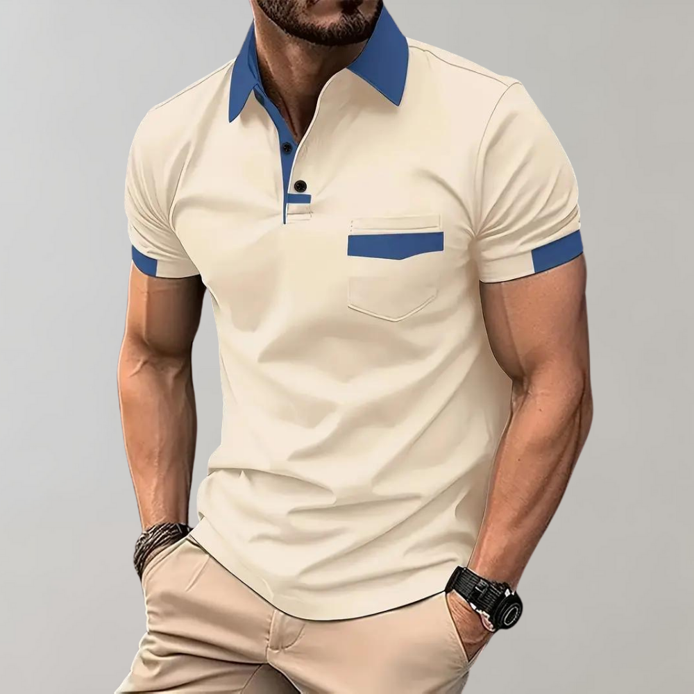 Klassische Herren Poloshirts aus atmungsaktivem Polyester | Zeitloses Design für Komfort und Stil 1
