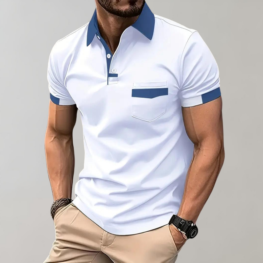Klassische Herren Poloshirts aus atmungsaktivem Polyester | Zeitloses Design für Komfort und Stil 9