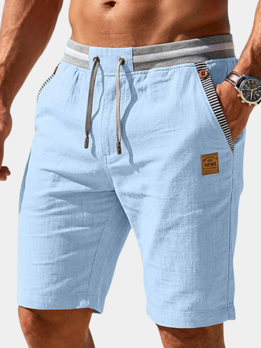 Chris | Shorts Herren Locker Sommer Freizeit Kordelzug