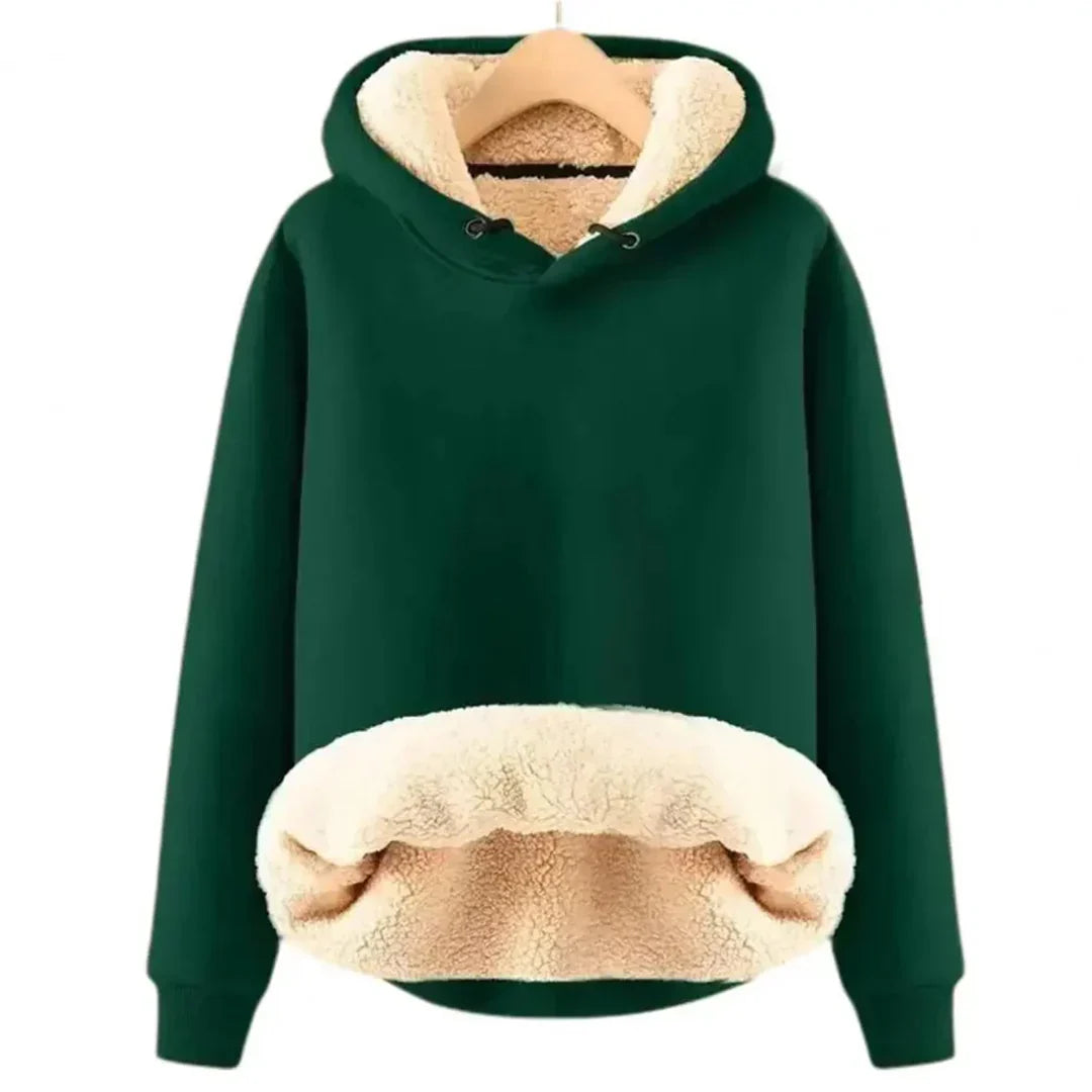 Hoodie Damen Relaxed Fit Herbst & Winter Kuschelfutter