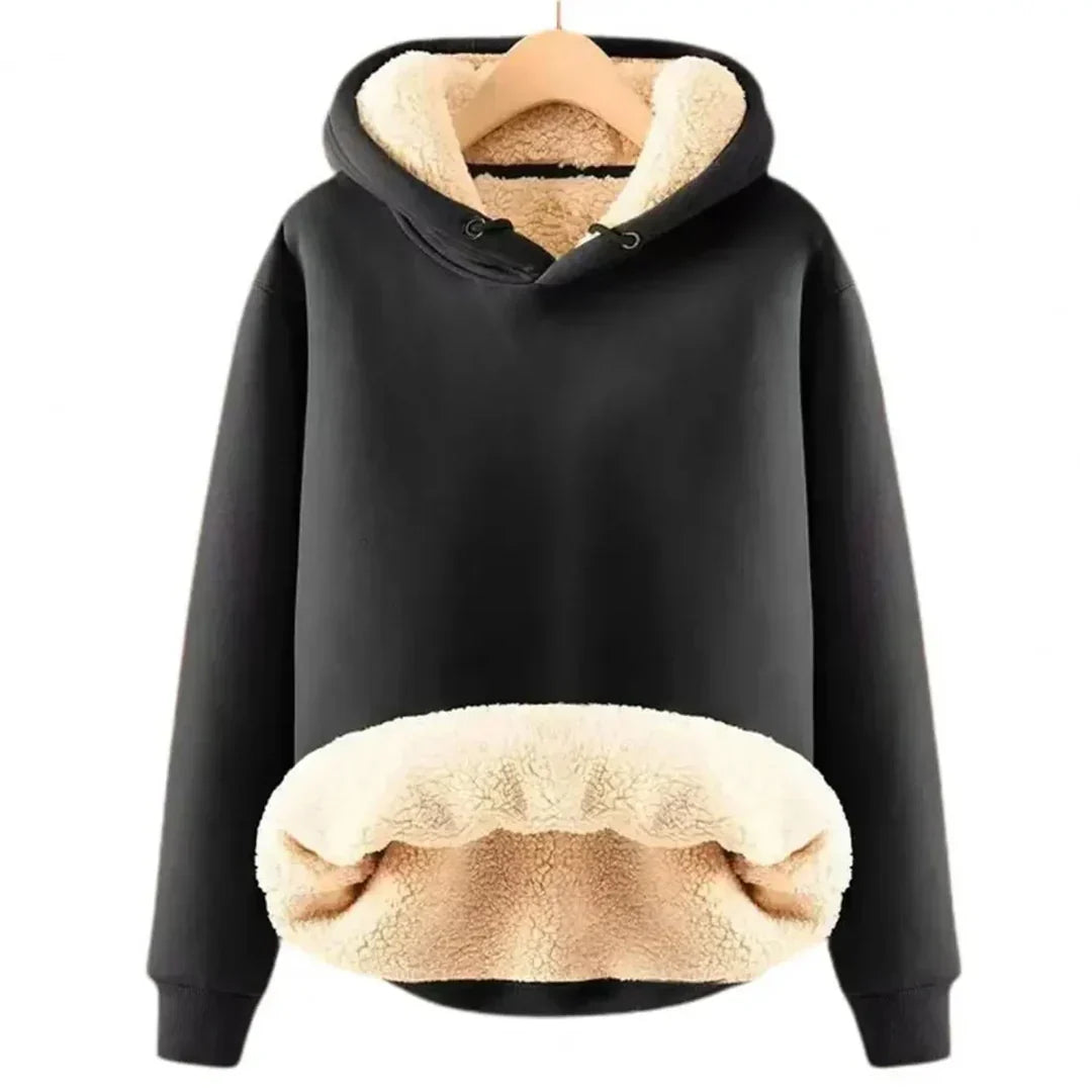 Hoodie Damen Relaxed Fit Herbst & Winter Kuschelfutter