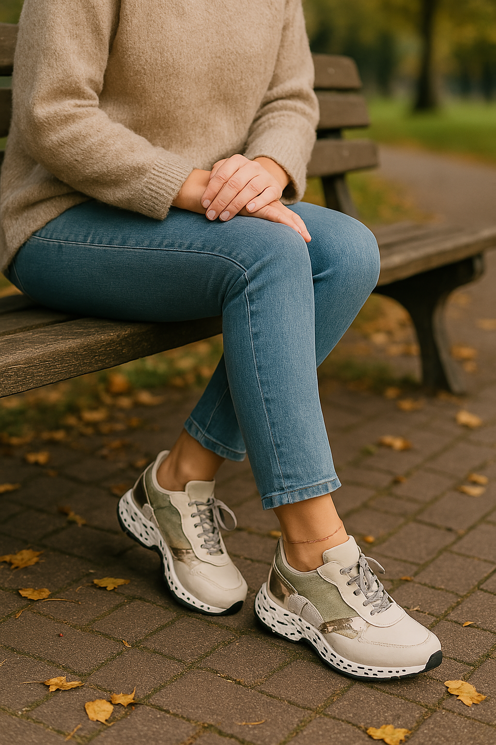 Leichte Sneaker Damen | Atmungsaktives Mesh mit Optimalem Halt | Trendiges Design für Bequemen Alltag 1