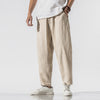 Weite Hose Herren – Sommerhose mit Kordelzug & Weitem Schnitt | Leichte Stoffhose Herren, Bequem für Warme Tage