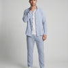 Zweiteiler Set Herren mit Knopfjacke