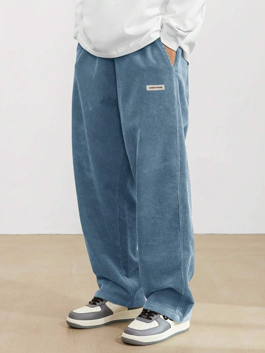 Leon | Herren Hosen mit Weitem Bein und Elastischem Bund | Bequeme Streetwear für Entspannte Tage 11