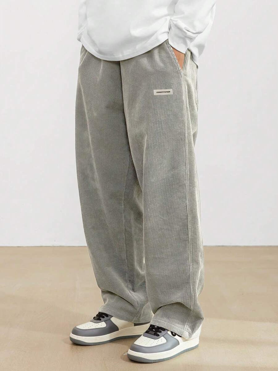 Leon | Herren Hosen mit Weitem Bein und Elastischem Bund | Bequeme Streetwear für Entspannte Tage 13
