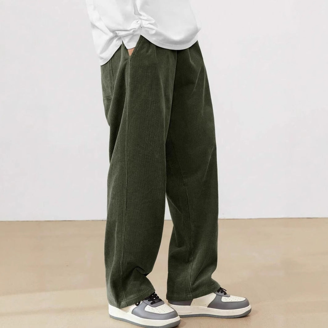 Leon | Herren Hosen mit Weitem Bein und Elastischem Bund | Bequeme Streetwear für Entspannte Tage 2
