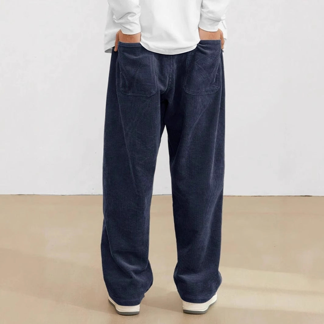 Leon | Herren Hosen mit Weitem Bein und Elastischem Bund | Bequeme Streetwear für Entspannte Tage 4