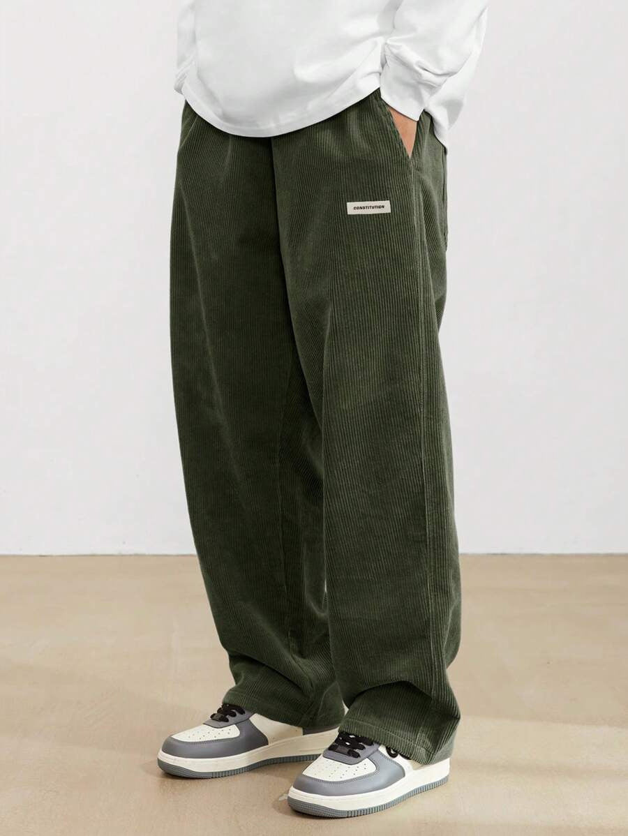 Leon | Herren Hosen mit Weitem Bein und Elastischem Bund | Bequeme Streetwear für Entspannte Tage 6