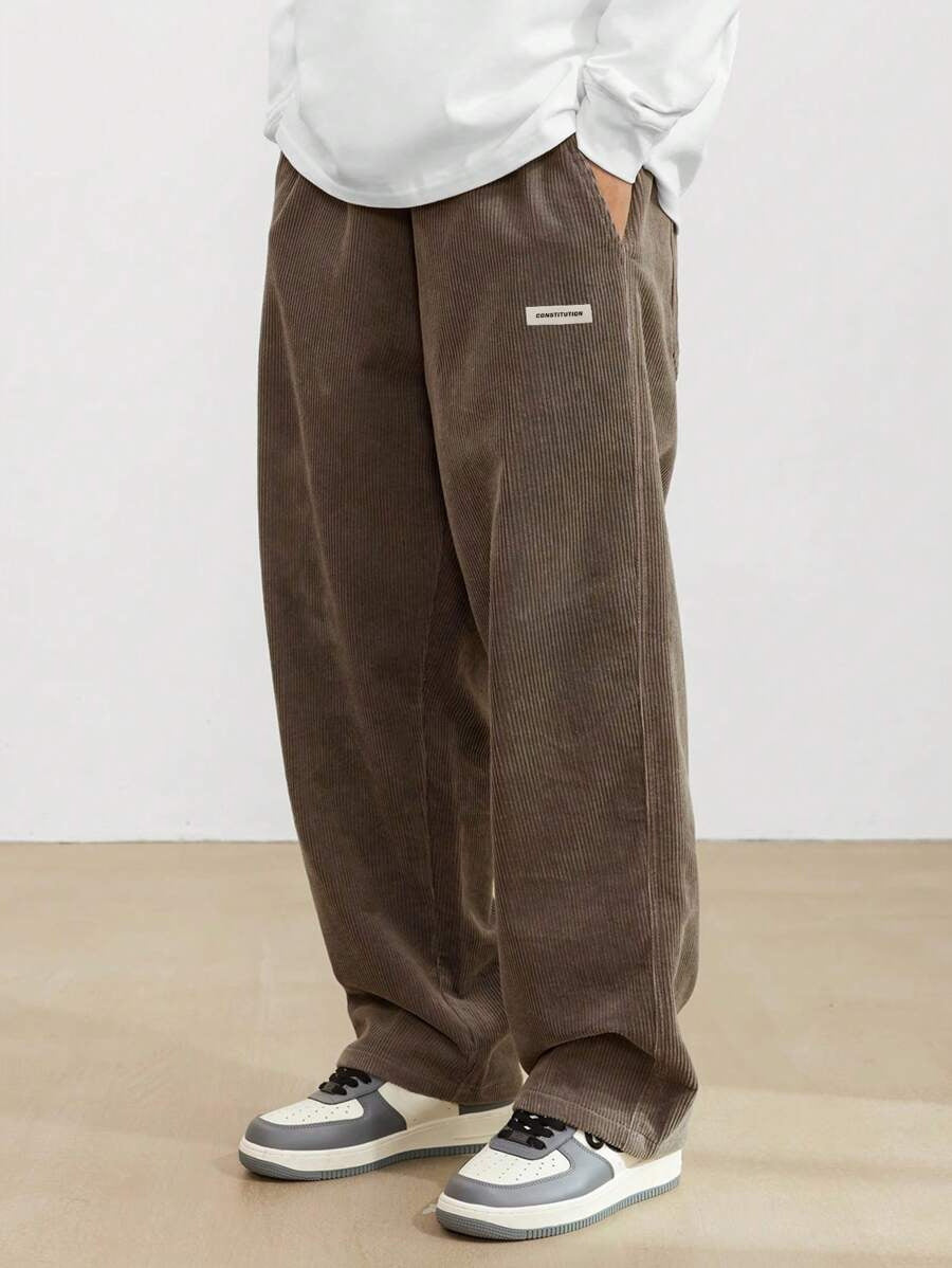 Leon | Herren Hosen mit Weitem Bein und Elastischem Bund | Bequeme Streetwear für Entspannte Tage 7