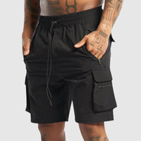 Cargo-Shorts Herren Relaxed Fit Freizeit