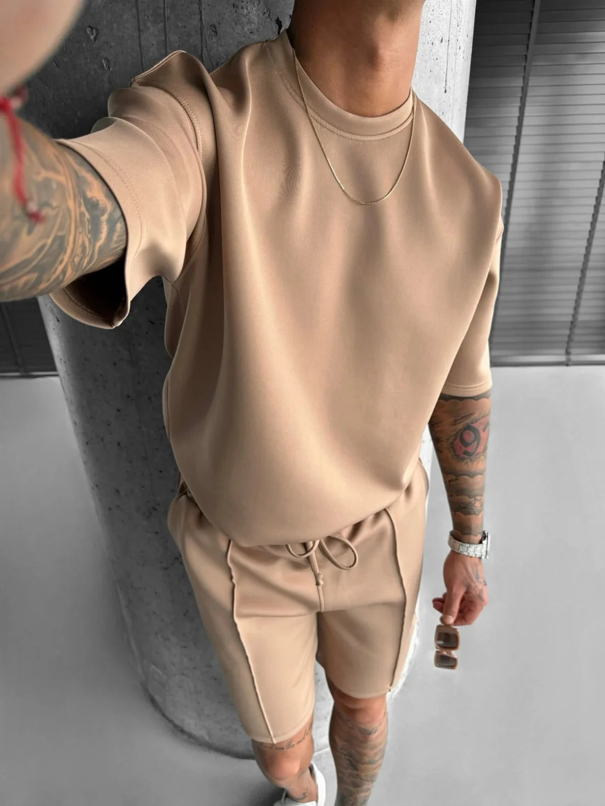 Loungewear Zweiteiler Herren Oversize Casual