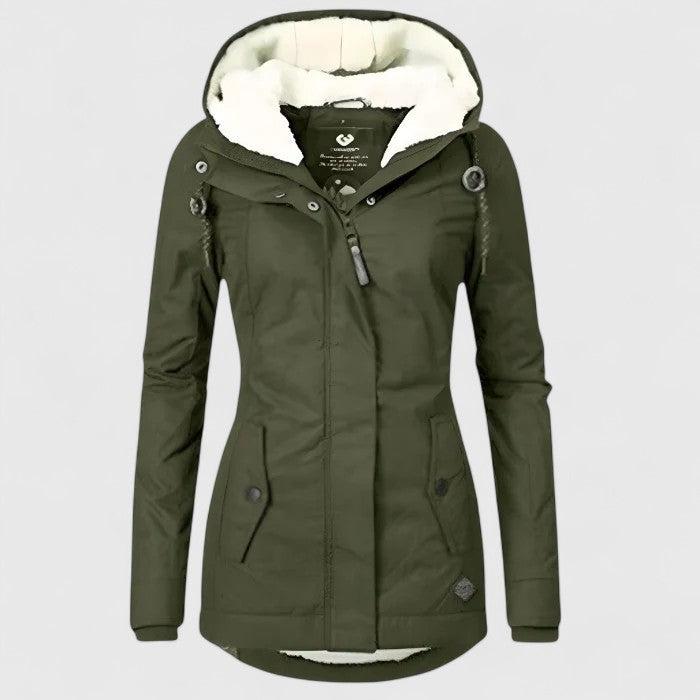 Seravia™  Wasserdichte Winterjacke mit Kapuze