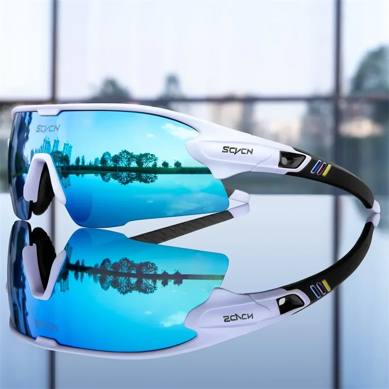 SolarSurge I Sportsonnenbrille Herren Polarisiert I Velo Brille I Fahrradbrille Outdoor