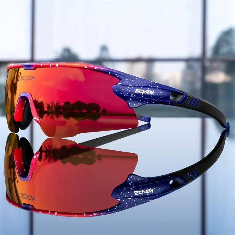 SolarSurge I Sportsonnenbrille Herren Polarisiert I Velo Brille I Fahrradbrille Outdoor