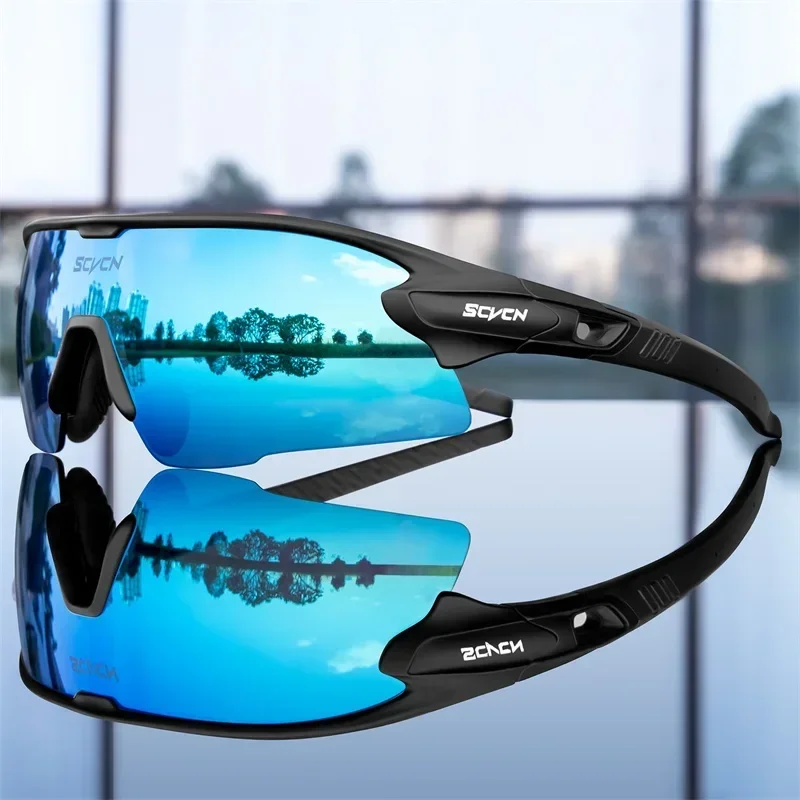 SolarSurge I Sportsonnenbrille Herren Polarisiert I Velo Brille I Fahrradbrille Outdoor