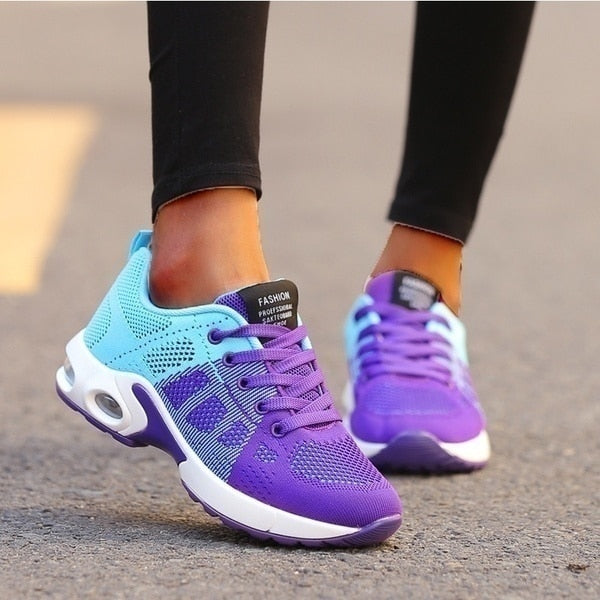 Sneaker Damen – Bequeme Sportschuhe mit Dämpfender Sohle | Damen Sneaker Leicht & Komfortabel