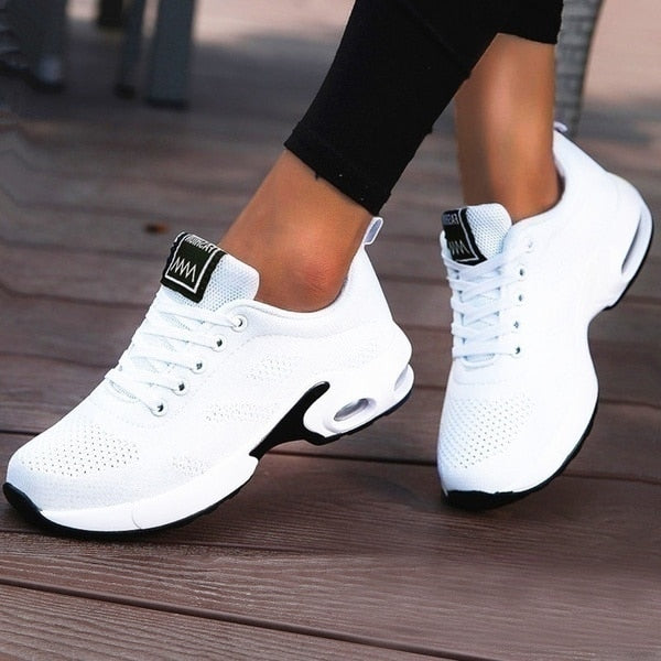 Sneaker Damen – Bequeme Sportschuhe mit Dämpfender Sohle | Damen Sneaker Leicht & Komfortabel